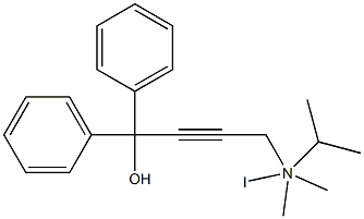 4-[iodo(isopropyl)dimethyl-lambda~5~-azanyl]-1,1-diphenylbut-2-yn-1-ol 结构式