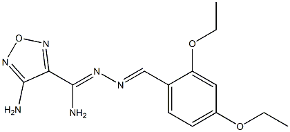 4-amino-N'-(2,4-diethoxybenzylidene)-1,2,5-oxadiazole-3-carbohydrazonamide|