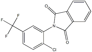 2-[2-chloro-5-(trifluoromethyl)phenyl]-1H-isoindole-1,3(2H)-dione 结构式