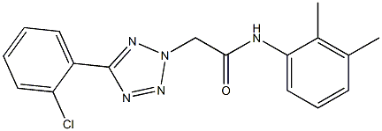 2-[5-(2-chlorophenyl)-2H-tetraazol-2-yl]-N-(2,3-dimethylphenyl)acetamide|