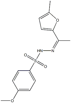 4-methoxy-N'-[1-(5-methyl-2-furyl)ethylidene]benzenesulfonohydrazide