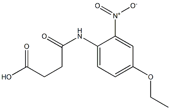 4-{4-ethoxy-2-nitroanilino}-4-oxobutanoic acid Structure