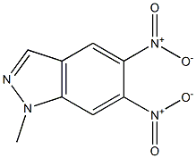 5,6-dinitro-1-methyl-1H-indazole,,结构式