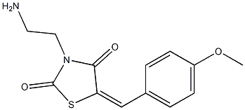 3-(2-aminoethyl)-5-(4-methoxybenzylidene)-1,3-thiazolidine-2,4-dione