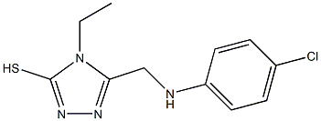 5-[(4-chloroanilino)methyl]-4-ethyl-4H-1,2,4-triazole-3-thiol