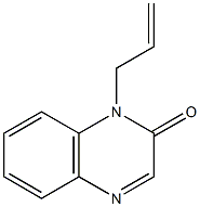1-allyl-2(1H)-quinoxalinone 化学構造式