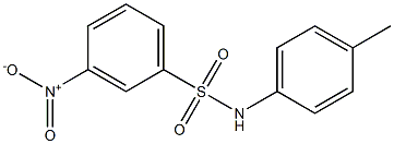 3-nitro-N-(4-methylphenyl)benzenesulfonamide Structure