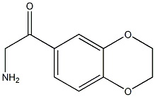 2-amino-1-(2,3-dihydro-1,4-benzodioxin-6-yl)ethanone Struktur