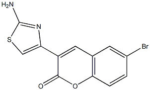 3-(2-amino-1,3-thiazol-4-yl)-6-bromo-2H-chromen-2-one|