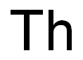 Thorium, AAS standard solution, Specpure, Th 1000μg/ml Struktur