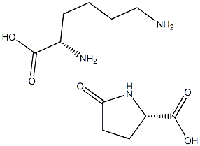 L-赖氨酸-L-焦谷氨酸盐,,结构式