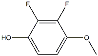 4-甲氧基-2,3-二氟苯酚,,结构式