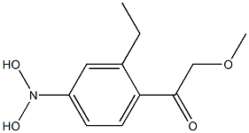 3-N,N-二羟乙基-4-甲氧基乙酰苯胺, , 结构式