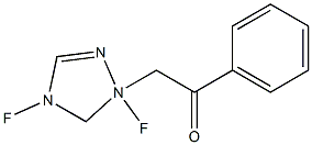 2,4-Difluoro-2-(1-hydrogen-1,2,4-triazole)acetophenone Structure