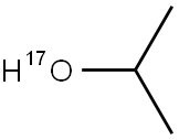 Isopropyl  alcohol-17O Struktur