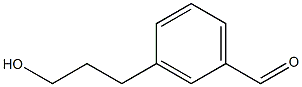 3-(3-hydroxypropyl)benzaldehyde,,结构式