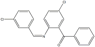  (5-chloro-2-{[(Z)-(3-chlorophenyl)methylidene]amino}phenyl)(phenyl)methanone