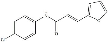  (E)-N-(4-chlorophenyl)-3-(2-furyl)-2-propenamide