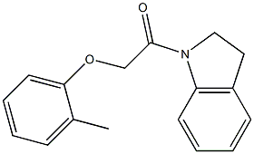 1-(2,3-dihydro-1H-indol-1-yl)-2-(2-methylphenoxy)-1-ethanone