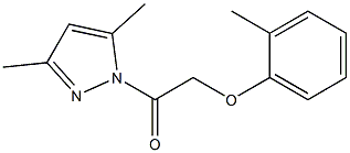 1-(3,5-dimethyl-1H-pyrazol-1-yl)-2-(2-methylphenoxy)-1-ethanone