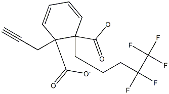 1-(4,4,5,5,5-pentafluoropentyl) 2-(2-propynyl) phthalate,,结构式