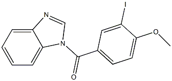 1H-benzimidazol-1-yl(3-iodo-4-methoxyphenyl)methanone