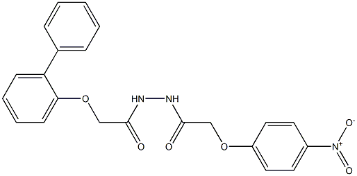 2-([1,1'-biphenyl]-2-yloxy)-N'-[2-(4-nitrophenoxy)acetyl]acetohydrazide