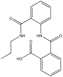 2-({2-[(propylamino)carbonyl]anilino}carbonyl)benzoic acid