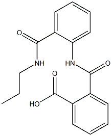  2-({2-[(propylamino)carbonyl]anilino}carbonyl)benzoic acid