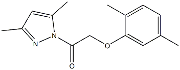  2-(2,5-dimethylphenoxy)-1-(3,5-dimethyl-1H-pyrazol-1-yl)-1-ethanone