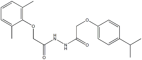 2-(2,6-dimethylphenoxy)-N'-[2-(4-isopropylphenoxy)acetyl]acetohydrazide