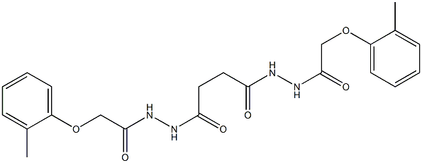 2-(2-methylphenoxy)-N'-(4-{2-[2-(2-methylphenoxy)acetyl]hydrazino}-4-oxobutanoyl)acetohydrazide