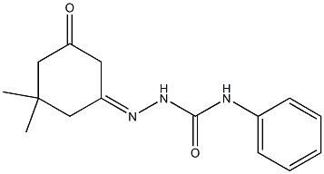 2-(3,3-dimethyl-5-oxocyclohexylidene)-N-phenyl-1-hydrazinecarboxamide