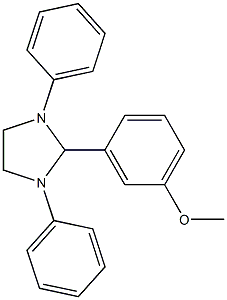3-(1,3-diphenyl-2-imidazolidinyl)phenyl methyl ether 结构式