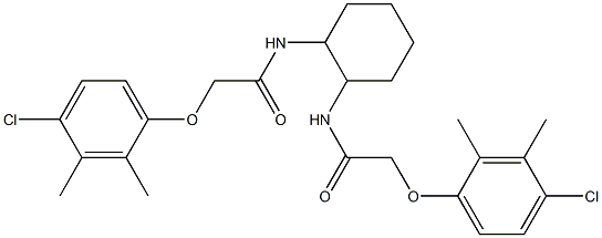 2-(4-chloro-2,3-dimethylphenoxy)-N-(2-{[2-(4-chloro-2,3-dimethylphenoxy)acetyl]amino}cyclohexyl)acetamide