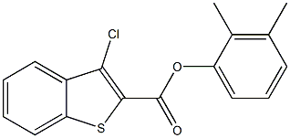 2,3-dimethylphenyl 3-chloro-1-benzothiophene-2-carboxylate