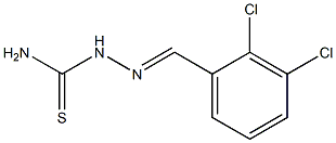 2-[(E)-(2,3-dichlorophenyl)methylidene]-1-hydrazinecarbothioamide Structure