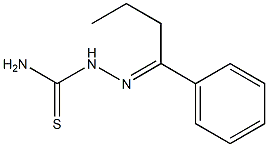 2-[(E)-1-phenylbutylidene]-1-hydrazinecarbothioamide|