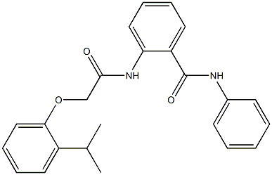 2-{[2-(2-isopropylphenoxy)acetyl]amino}-N-phenylbenzamide