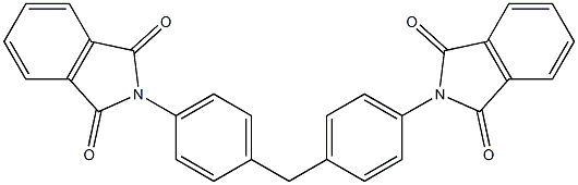 2-{4-[4-(1,3-dioxo-1,3-dihydro-2H-isoindol-2-yl)benzyl]phenyl}-1H-isoindole-1,3(2H)-dione,,结构式