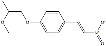 2-methoxy-4-[(E)-2-nitroethenyl]phenyl propyl ether 结构式