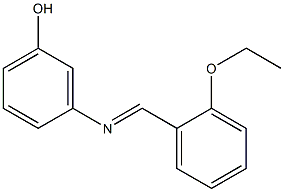3-{[(E)-(2-ethoxyphenyl)methylidene]amino}phenol