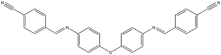 4-({[4-(4-{[(E)-(4-cyanophenyl)methylidene]amino}phenoxy)phenyl]imino}methyl)benzonitrile|