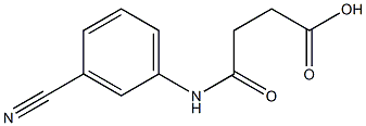 4-(3-cyanoanilino)-4-oxobutanoic acid