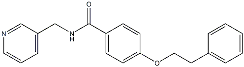 4-(phenethyloxy)-N-(3-pyridinylmethyl)benzamide Structure