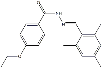 4-ethoxy-N'-[(E)-mesitylmethylidene]benzohydrazide