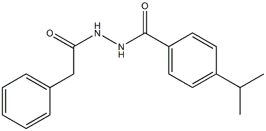 4-isopropyl-N'-(2-phenylacetyl)benzohydrazide