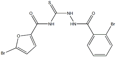  5-bromo-N-{[2-(2-bromobenzoyl)hydrazino]carbothioyl}-2-furamide