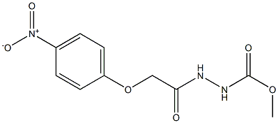 methyl 2-[2-(4-nitrophenoxy)acetyl]-1-hydrazinecarboxylate