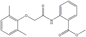 methyl 2-{[2-(2,6-dimethylphenoxy)acetyl]amino}benzoate